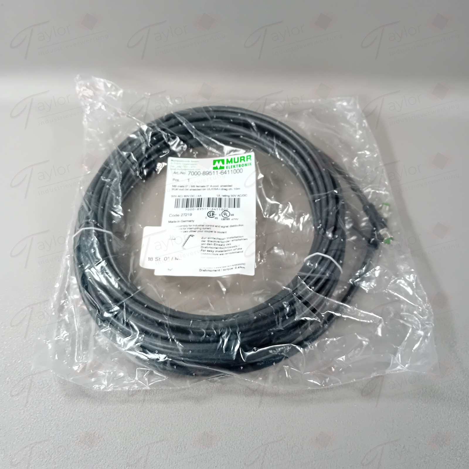 Murr 7000-89511-6411000 New Original Packaging