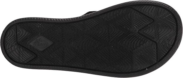 Chaco Men's Chillos Flip Flop Thong Sandal Lightweight Black Size 9