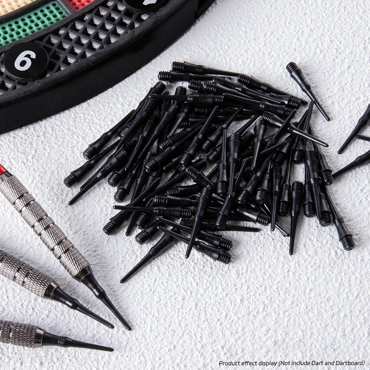 Convenient 100-Pack of Lightweight 2BA Thread Dart Points - Easy Setup