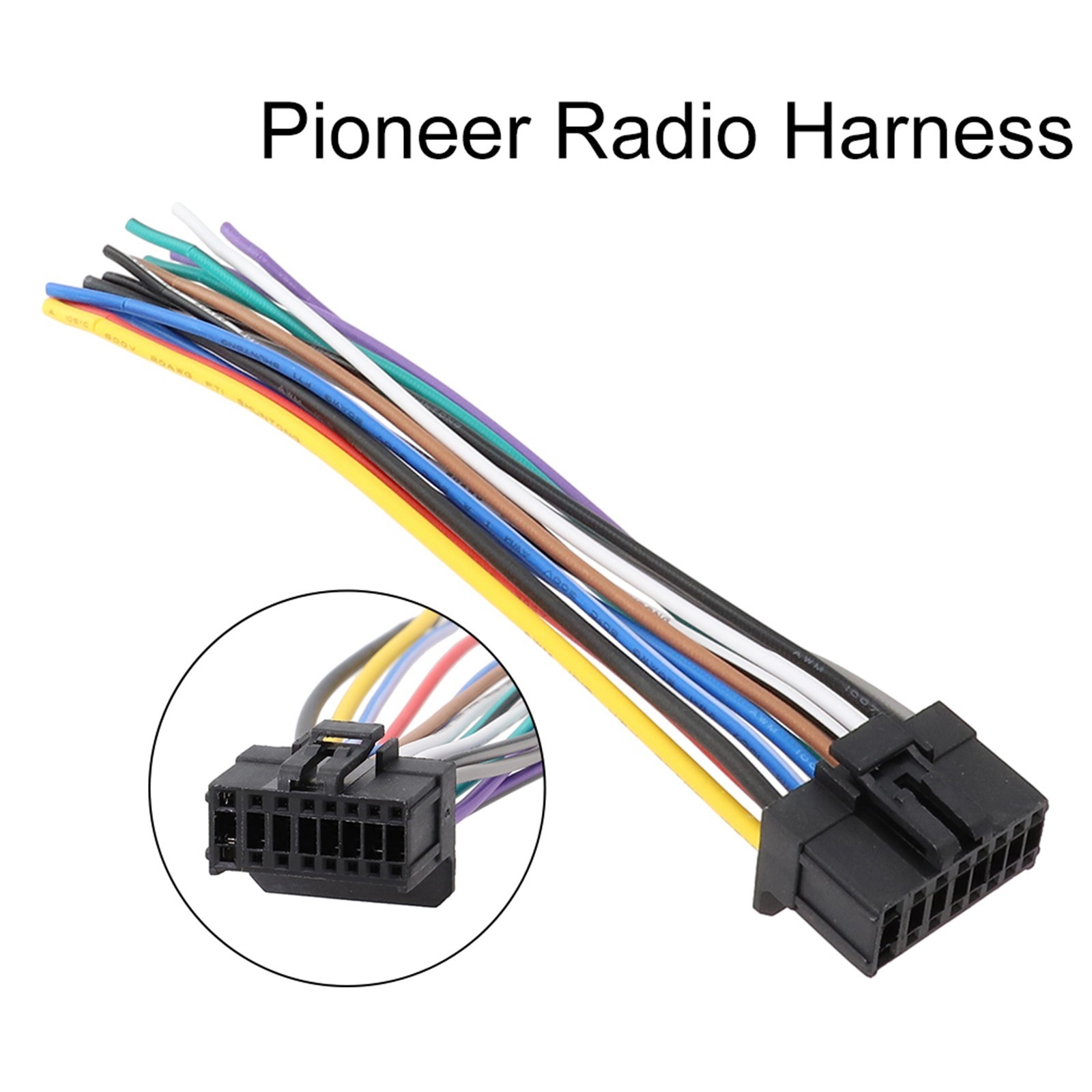 16-Pin Car Stereo Radio Wiring Harness High Quality Connector For Pioneer DEH12