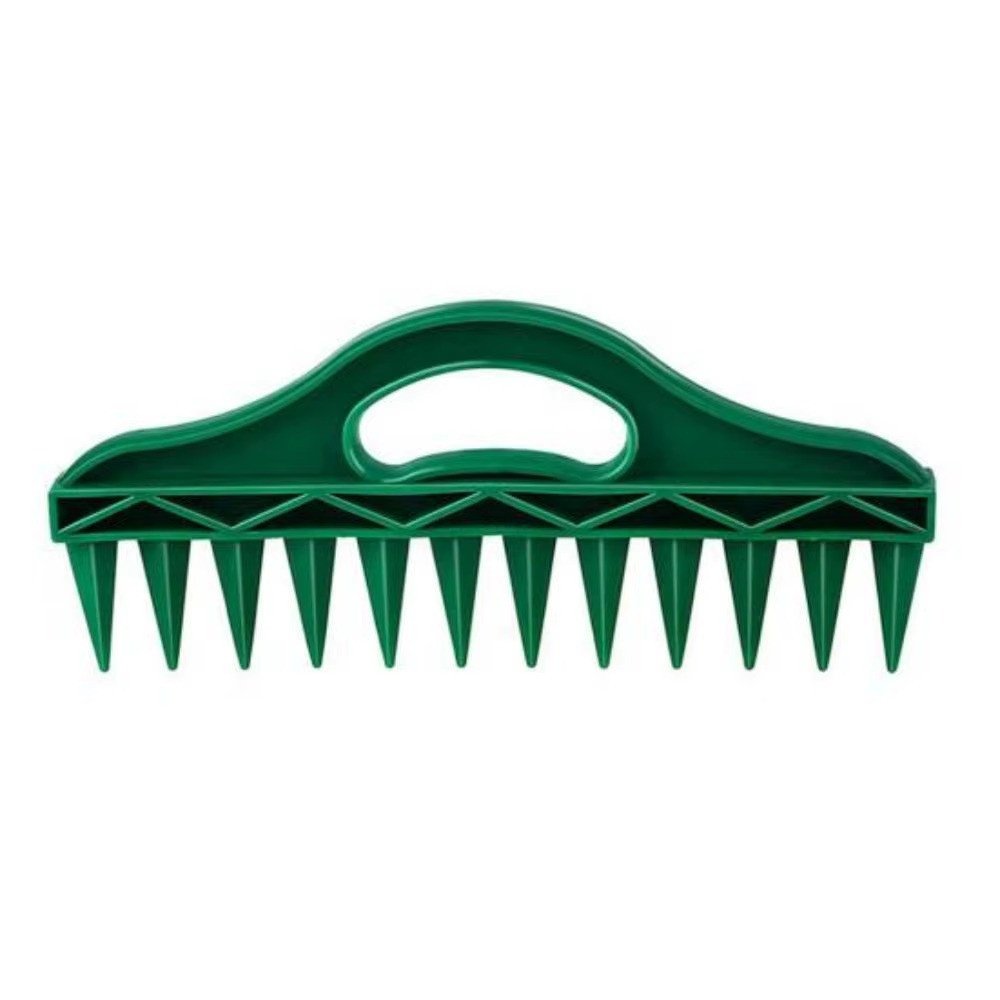 Garden Seeder Tool Hand Dibbler 12-hole Fast Seeding Seed-in Soil Digger Spacer