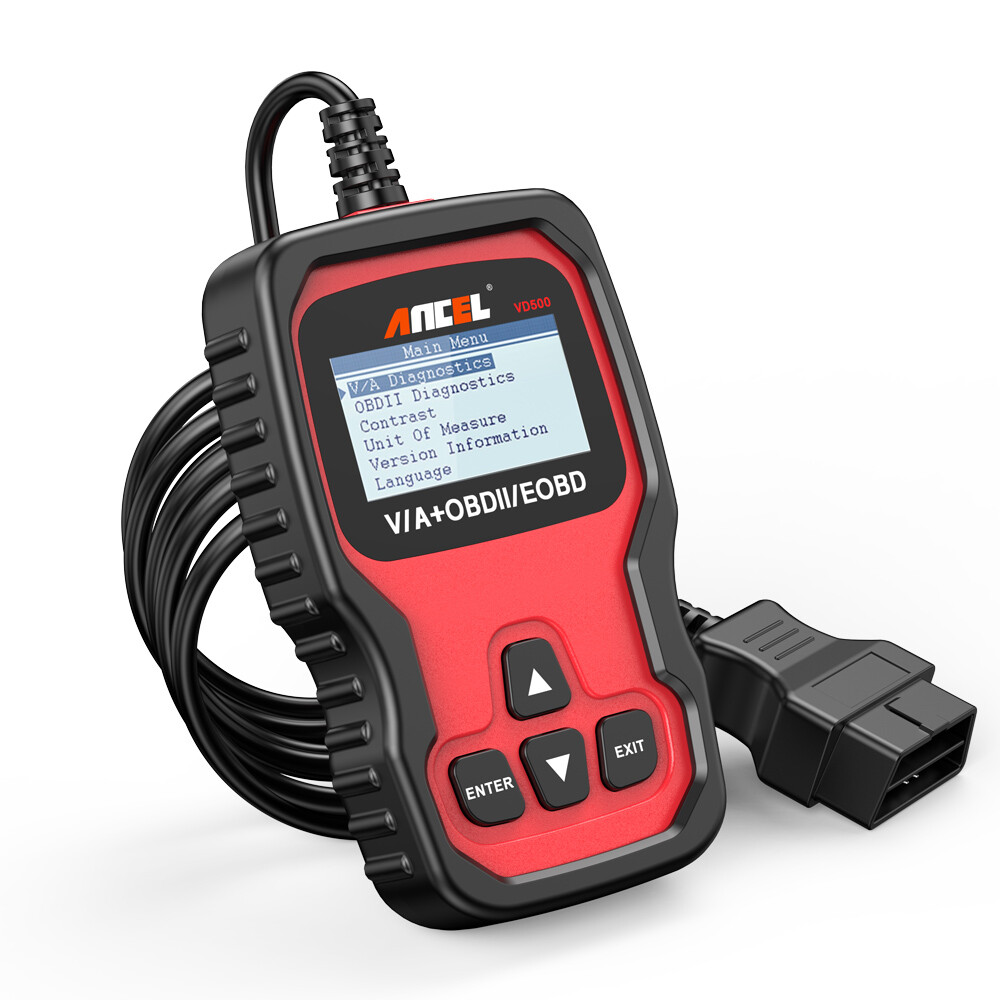 ANCEL VD500-US OBD2 Scanner Code Reader ABS SRS EPB Oil Diagnostic Tool For VAG