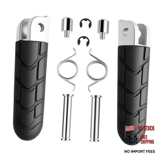 Motorcycle Front Foot Pegs Compatible with Honda CBR600 CBR1000F VFR800 CB400