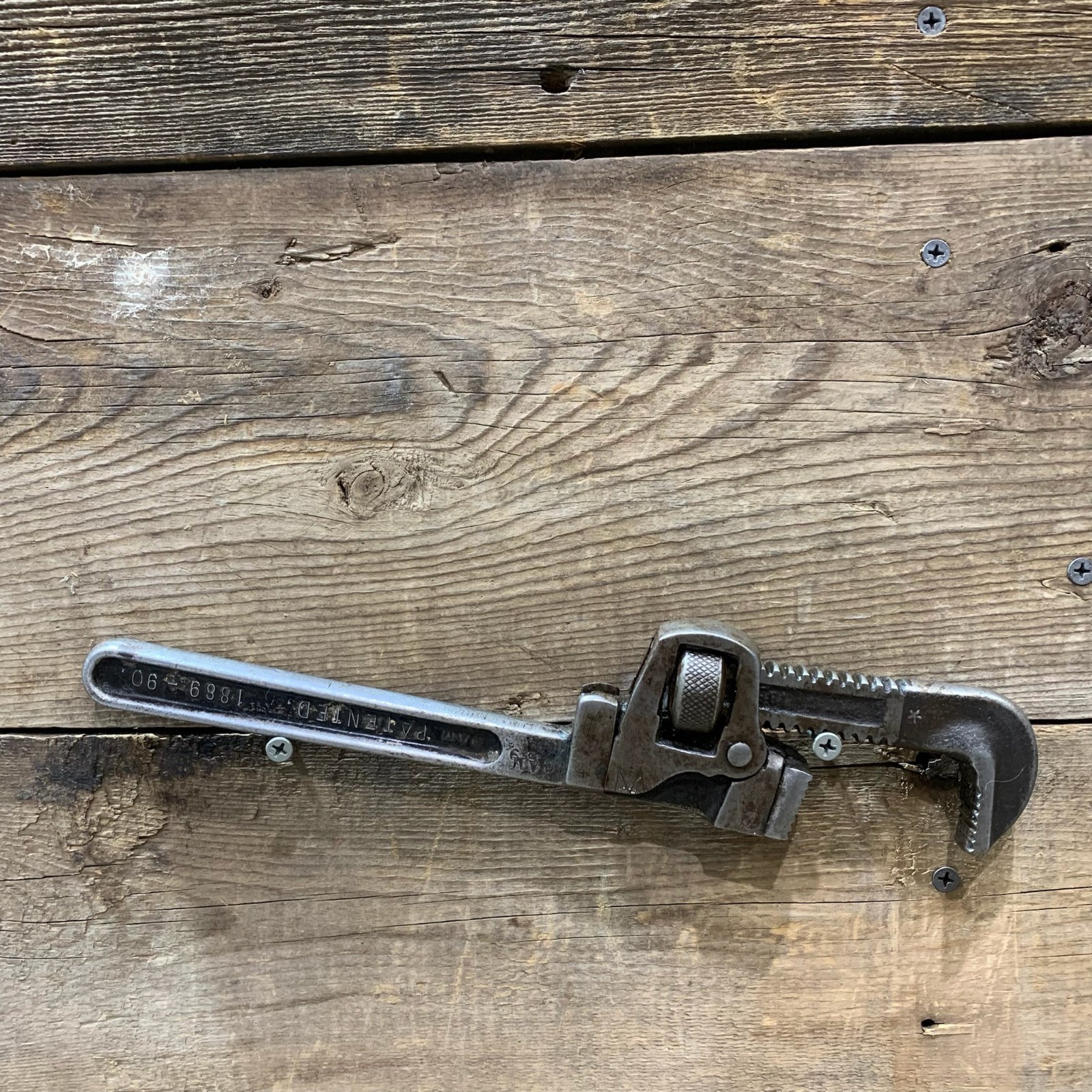 Early 1900s Trimo, 10" Pipe Wrench