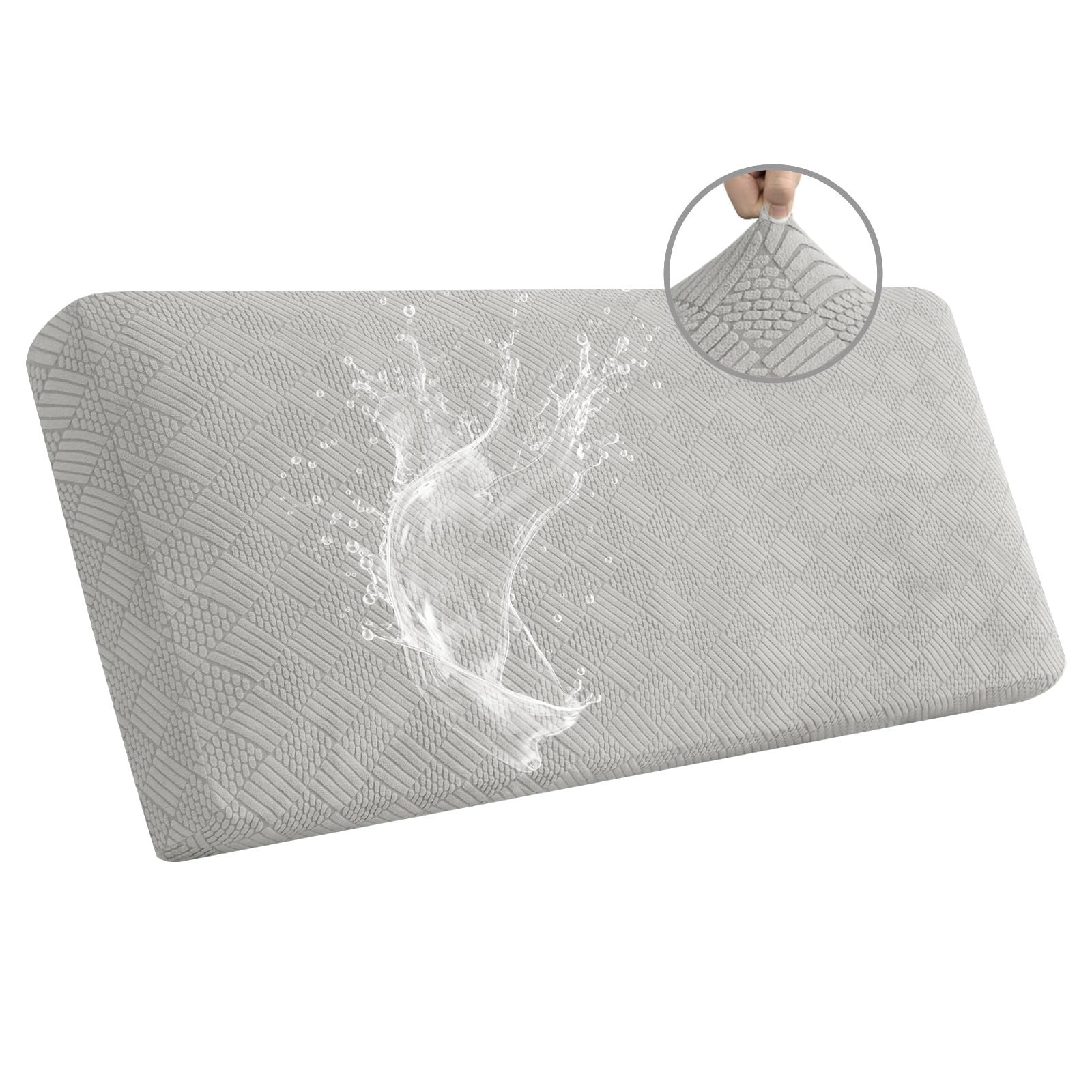 Waterproof Couch Cushion Covers for Couches and Sofas, Stretch Jacquard Sofa ...