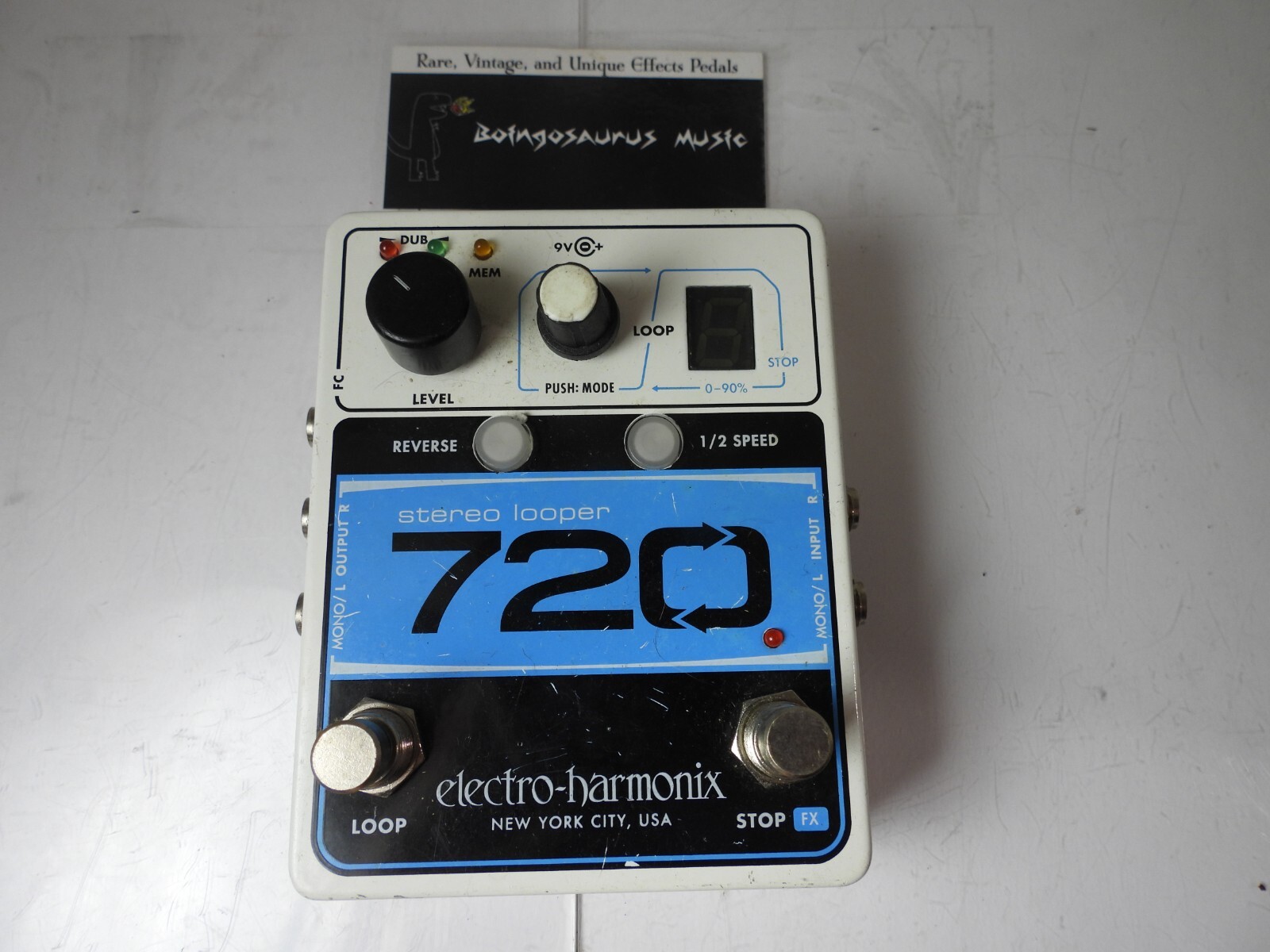 Electro Harmonix 720 Stereo Looper Effects Pedal Phrase Sampler Free USA Ship