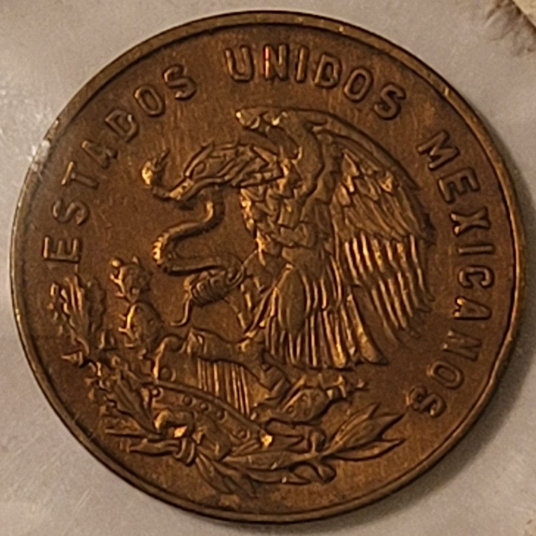 Mexico 1963 Mo 5 Centavos Coin