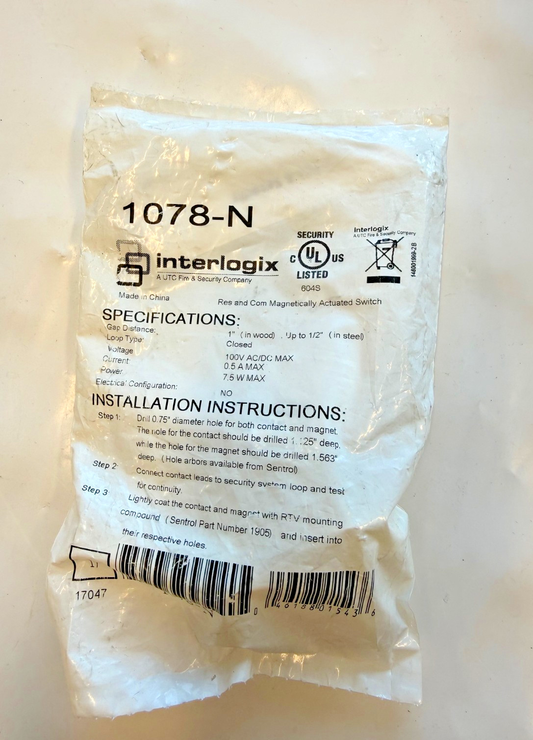 Interlogix 1078-N