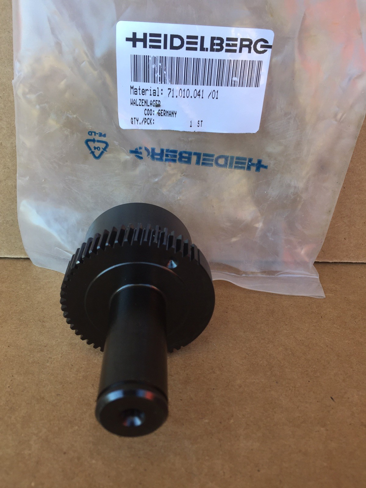 Original Heidelberg SM102 Form Roller Support/Cup 71.010.041 From Germany.