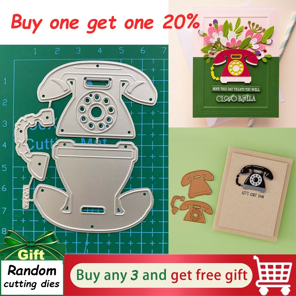 Let's Chat Soon Cutting Dies Scrapbooking Paper Card Crafts Embossing Stencils