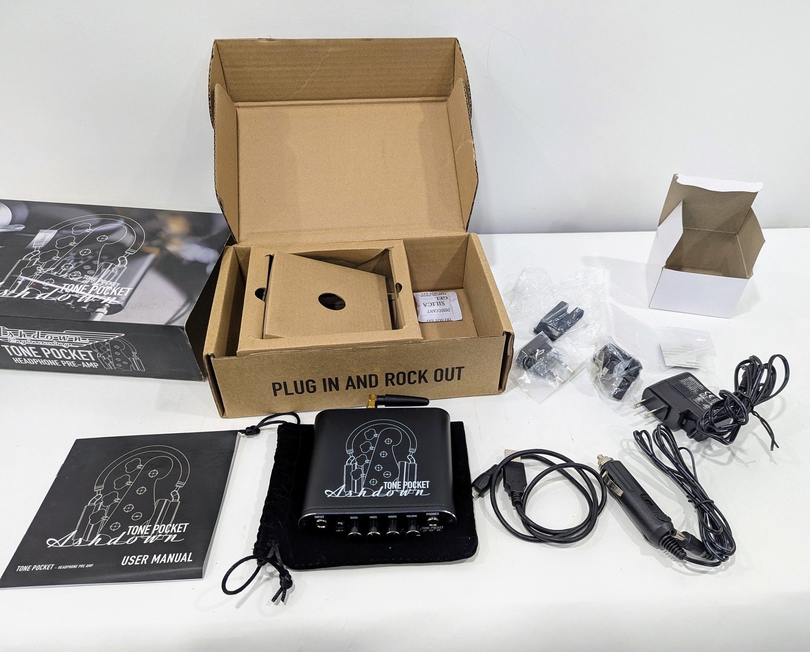 Ashdown Tone Pocket Bluetooth Bass Headphone Amplifier (ADM-TP-BT)