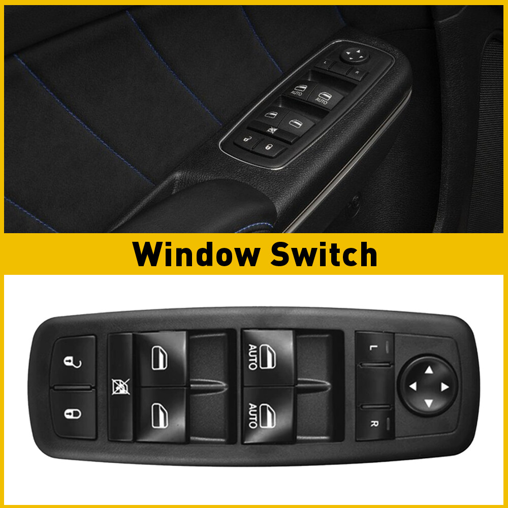 Driver Side Power Window Mirror Control Switch For 2015-2019 Dodge Charger Sedan