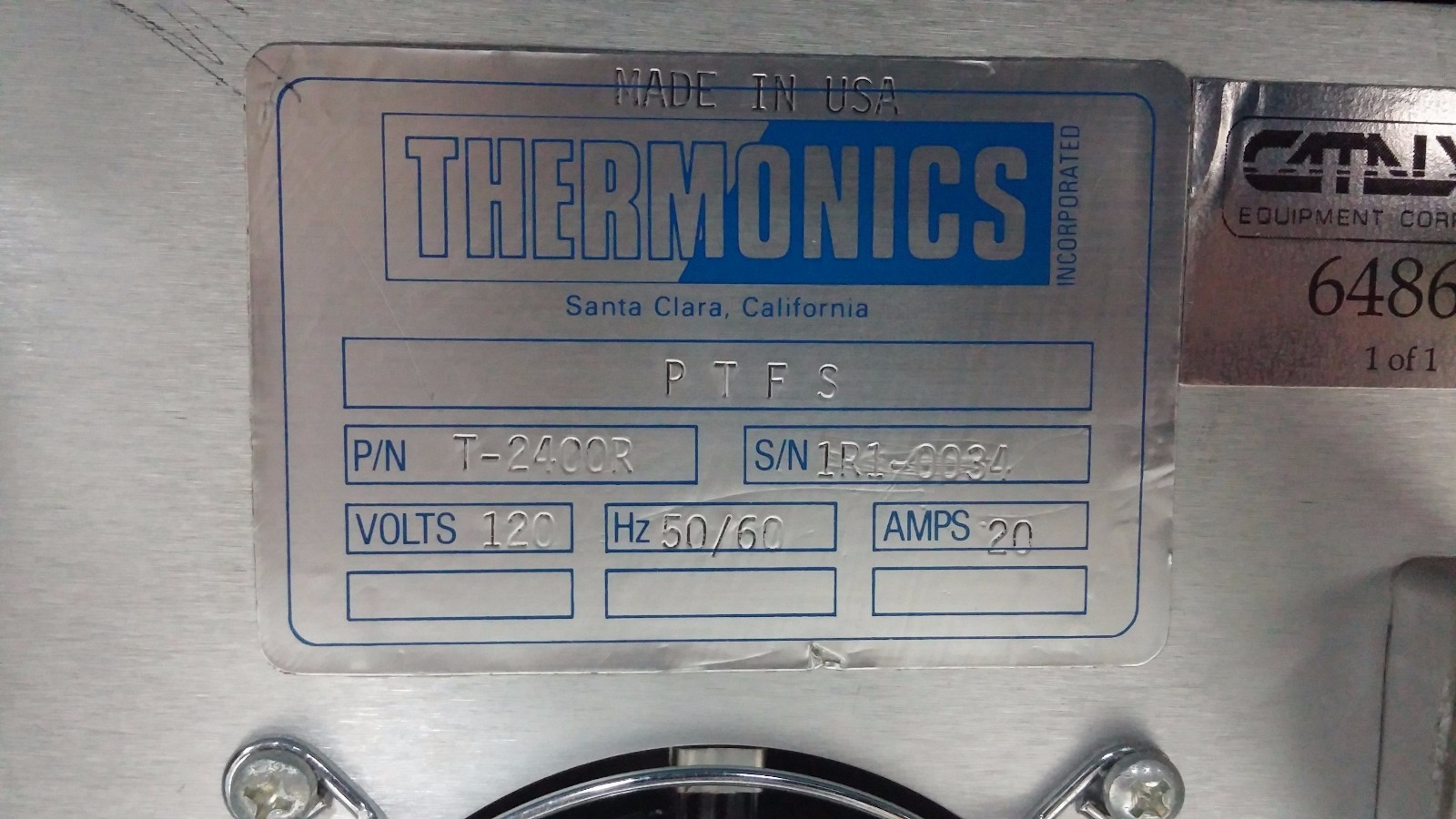Thermonics T-2400R Temperature Forcing System