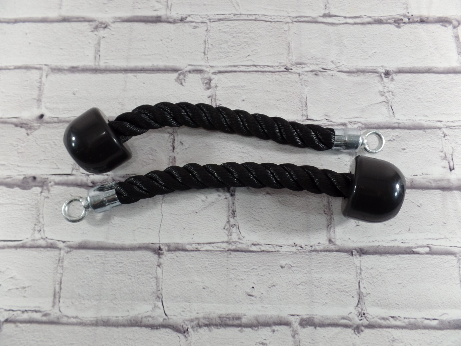 Pair Pull Down Rope Single Grip Tricep Training Gym Supplies Cable Pulley
