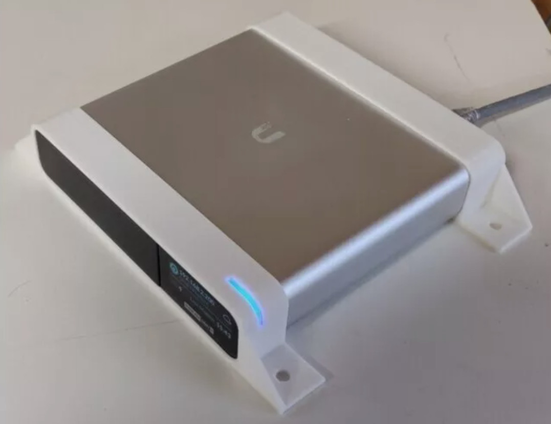 Secure Wall Mount Holder for Ubiquiti Unifi Cloud Key Gen2 Plus *BLACK*