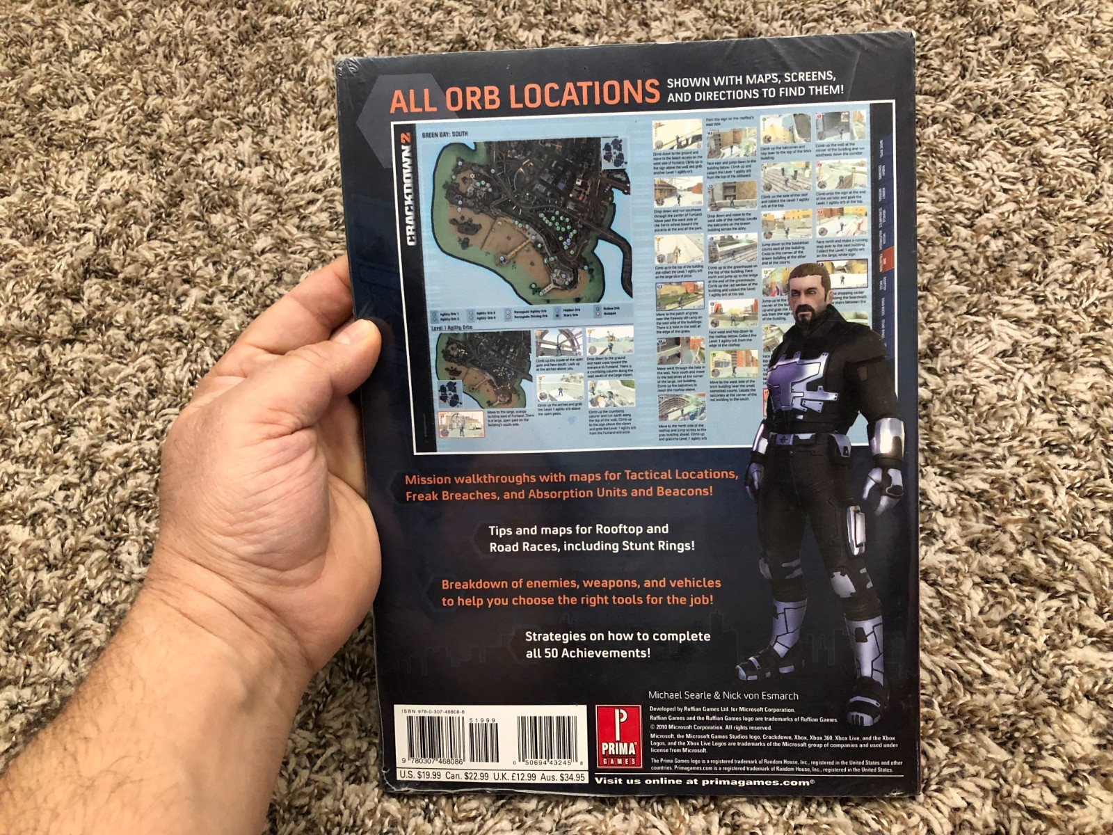 Crackdown 2 Prima Official Game Strategy Guide For Xbox 360 - New Sealed