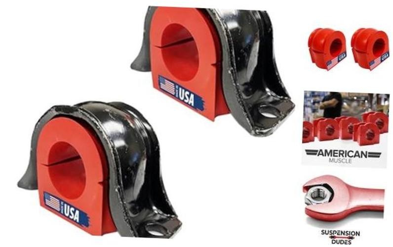 Silverado Sierra Front Sway Bar Stabilizer Kit - Red Bracket/Bushing Kit