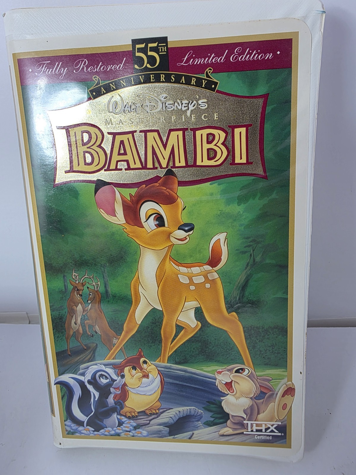 Walt Disney Bambi VHS Fully Restored Limited Edition