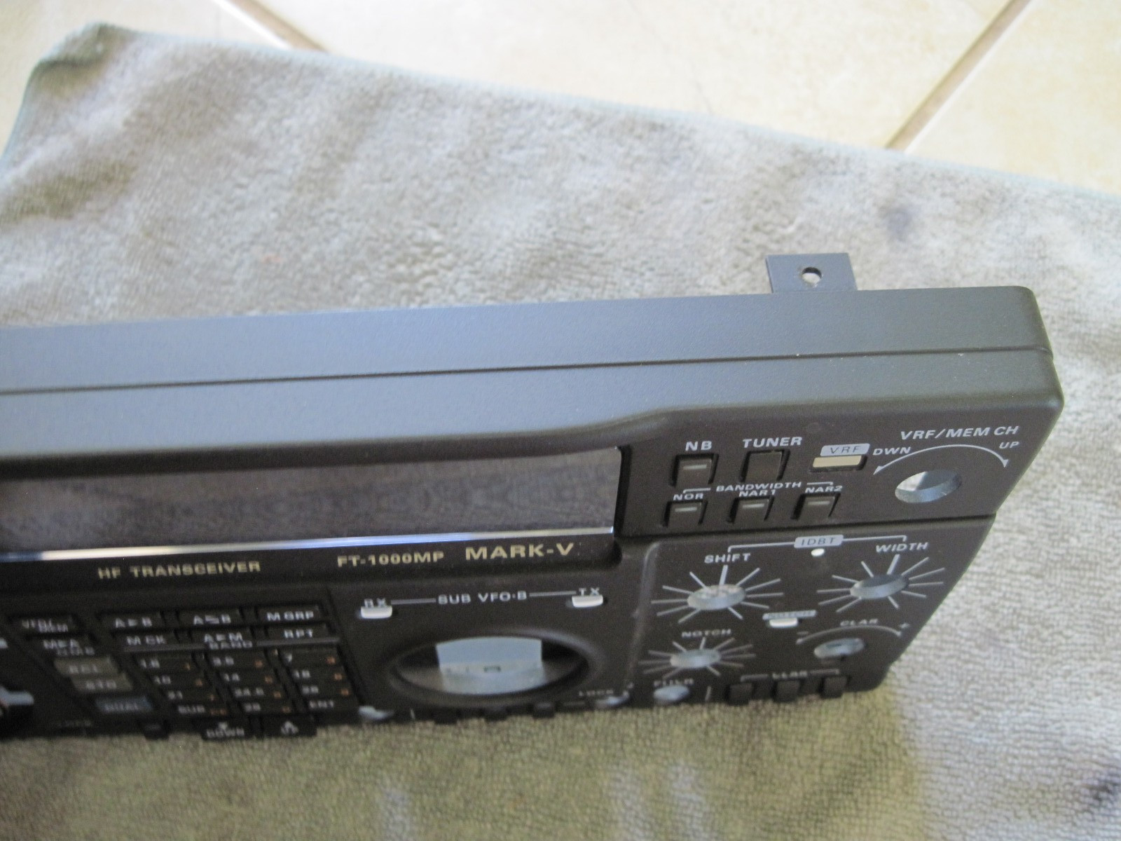 Yaesu FT-1000MP Mark V 200W FRONT Panel in Very Nice shape