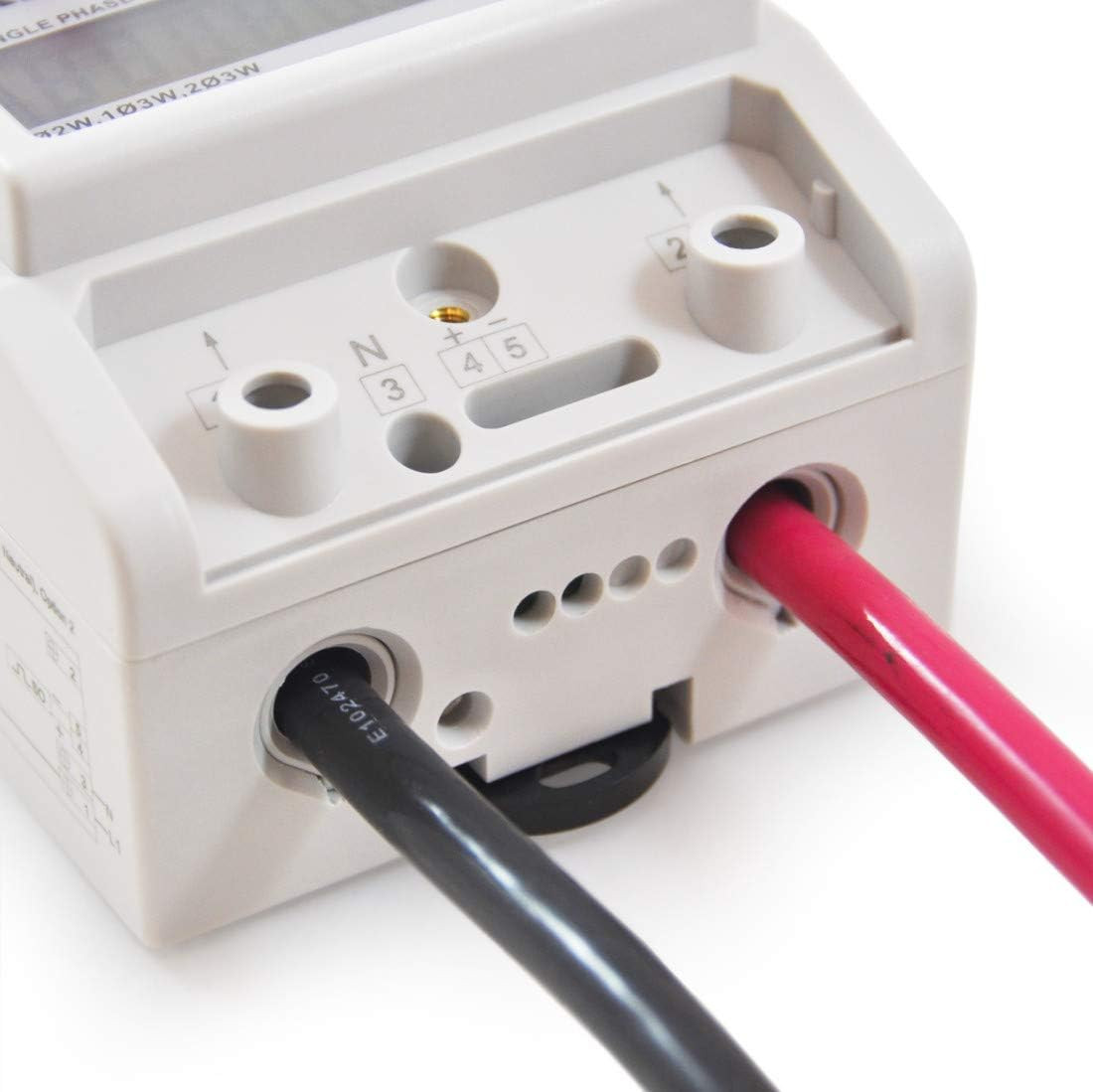 Universal 120V-240V Single Phase Kwh Meter 100A for 2/3-Wire Systems
