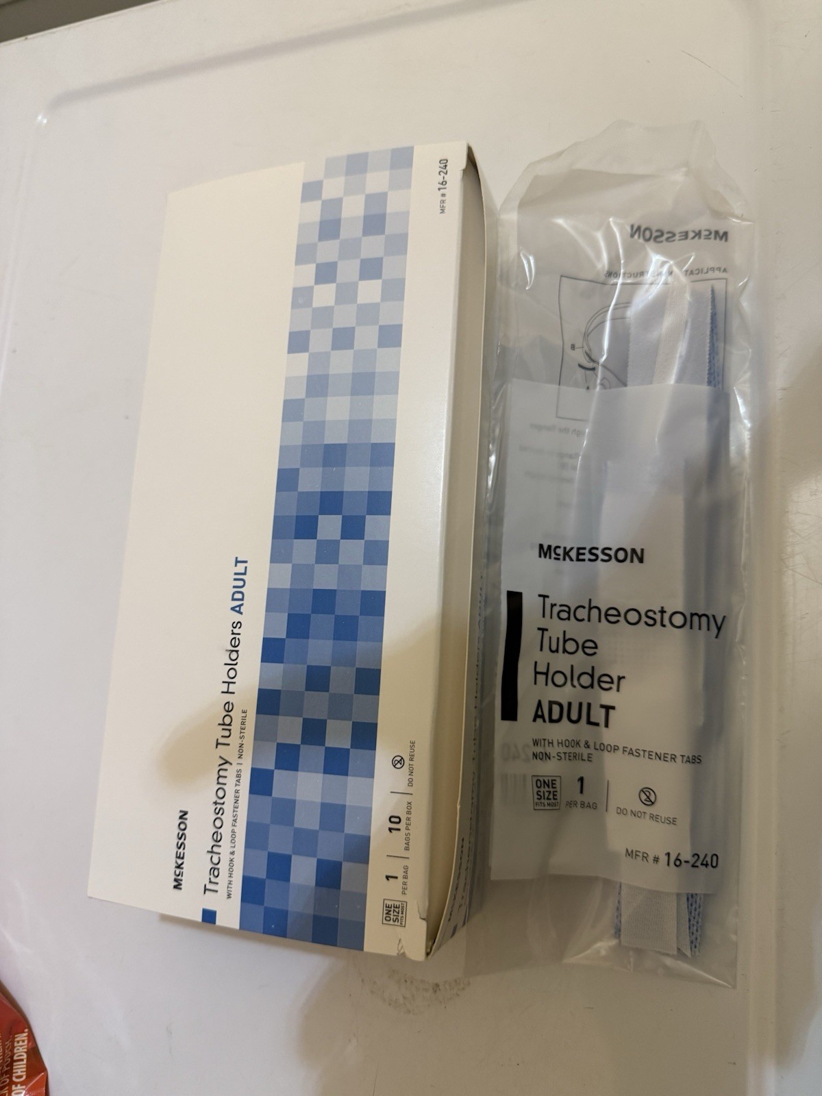 Mckesson 16-240 Tracheostomy Adjustable Tube Holder One Size (Box of 10)