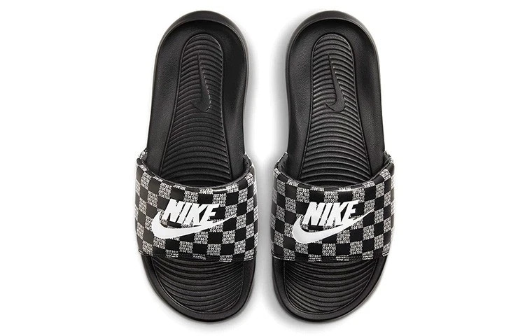 NIKE VICTORI ONE Slide Just Do It Checker Print Size 13