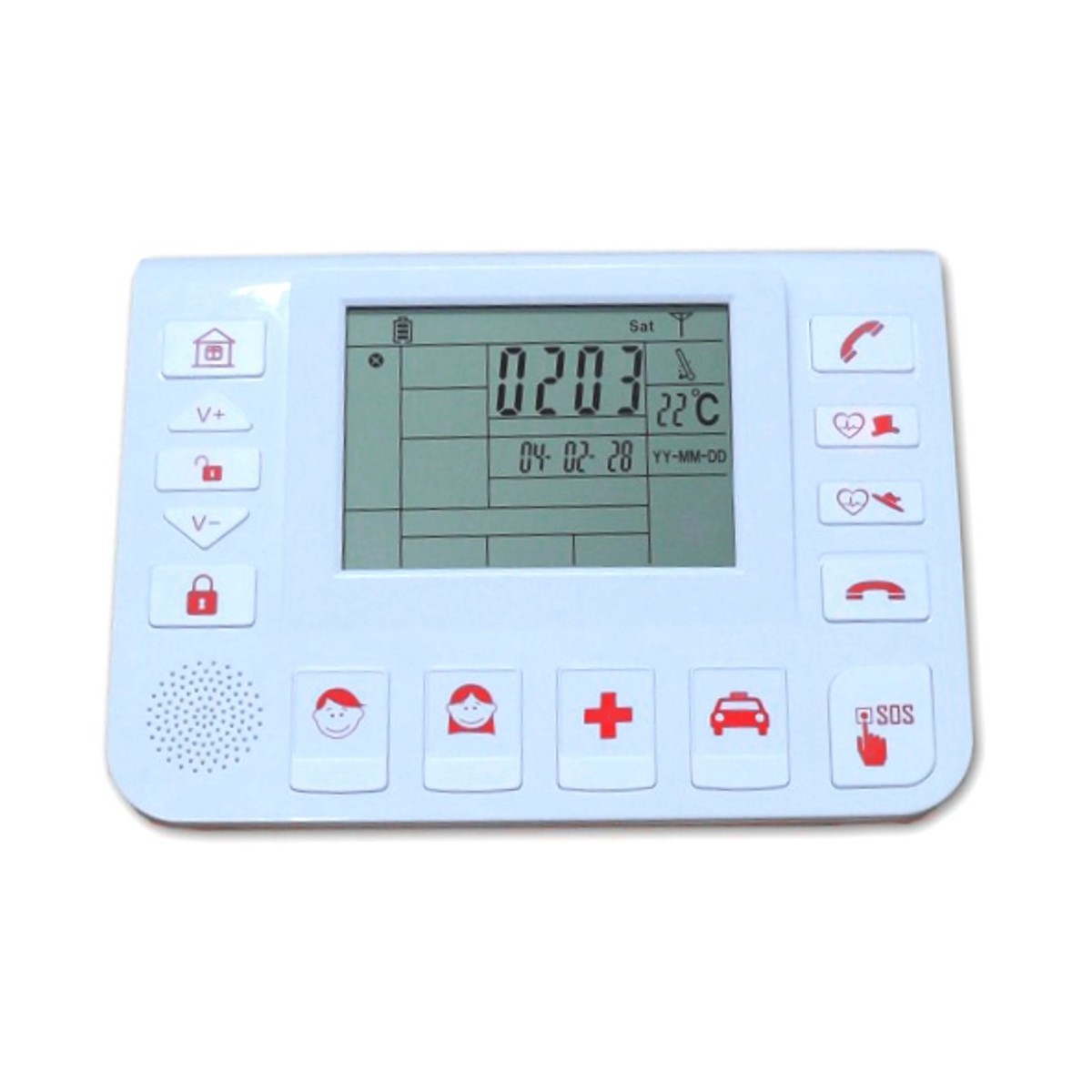 GSM 433 Hybrid Helpami Gold Alarm Central Unit