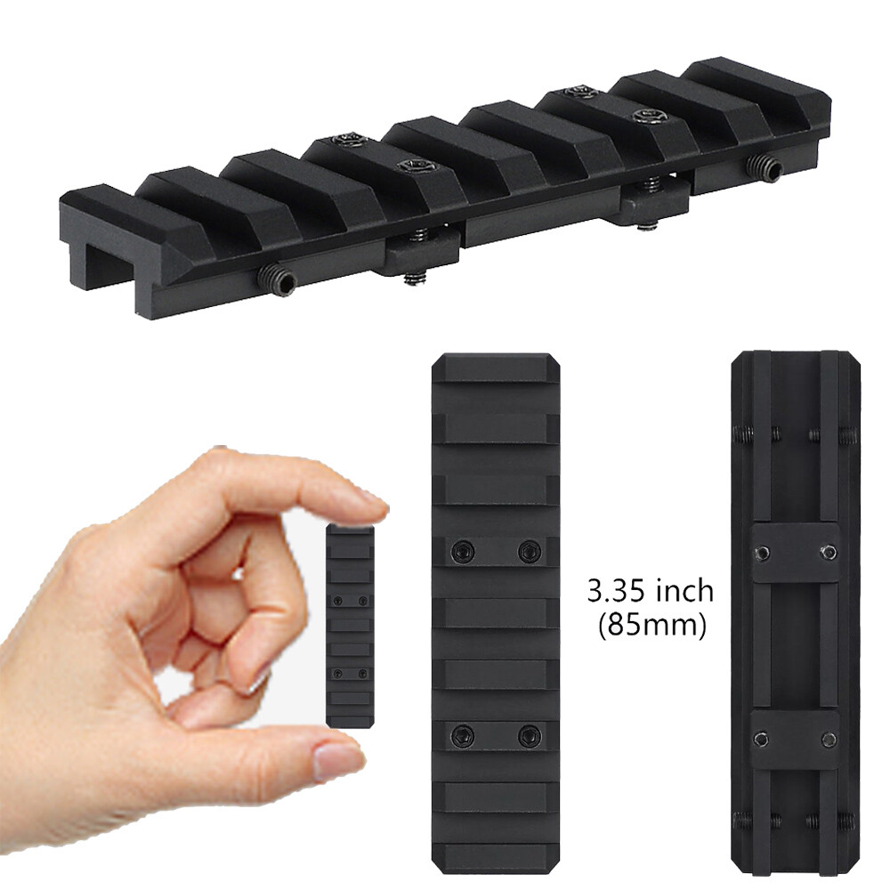 3.35" Hunting Rifle Shotgun Ventilated Rib 20mm Picatinny Rail Scope Mount Base
