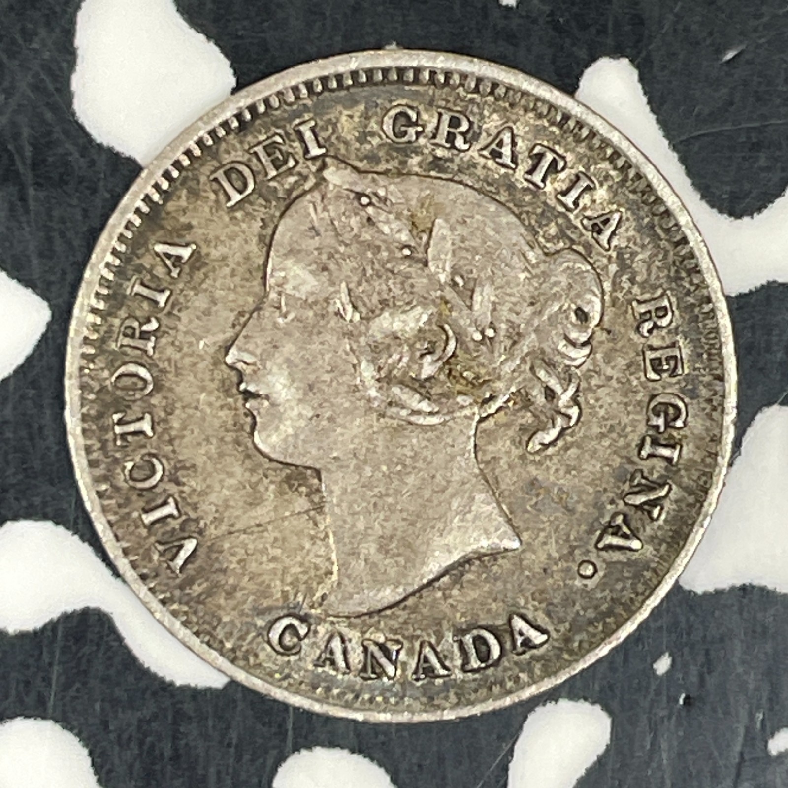 1899 Canada 5 Cents Lot#C8638 Silver! Nice!