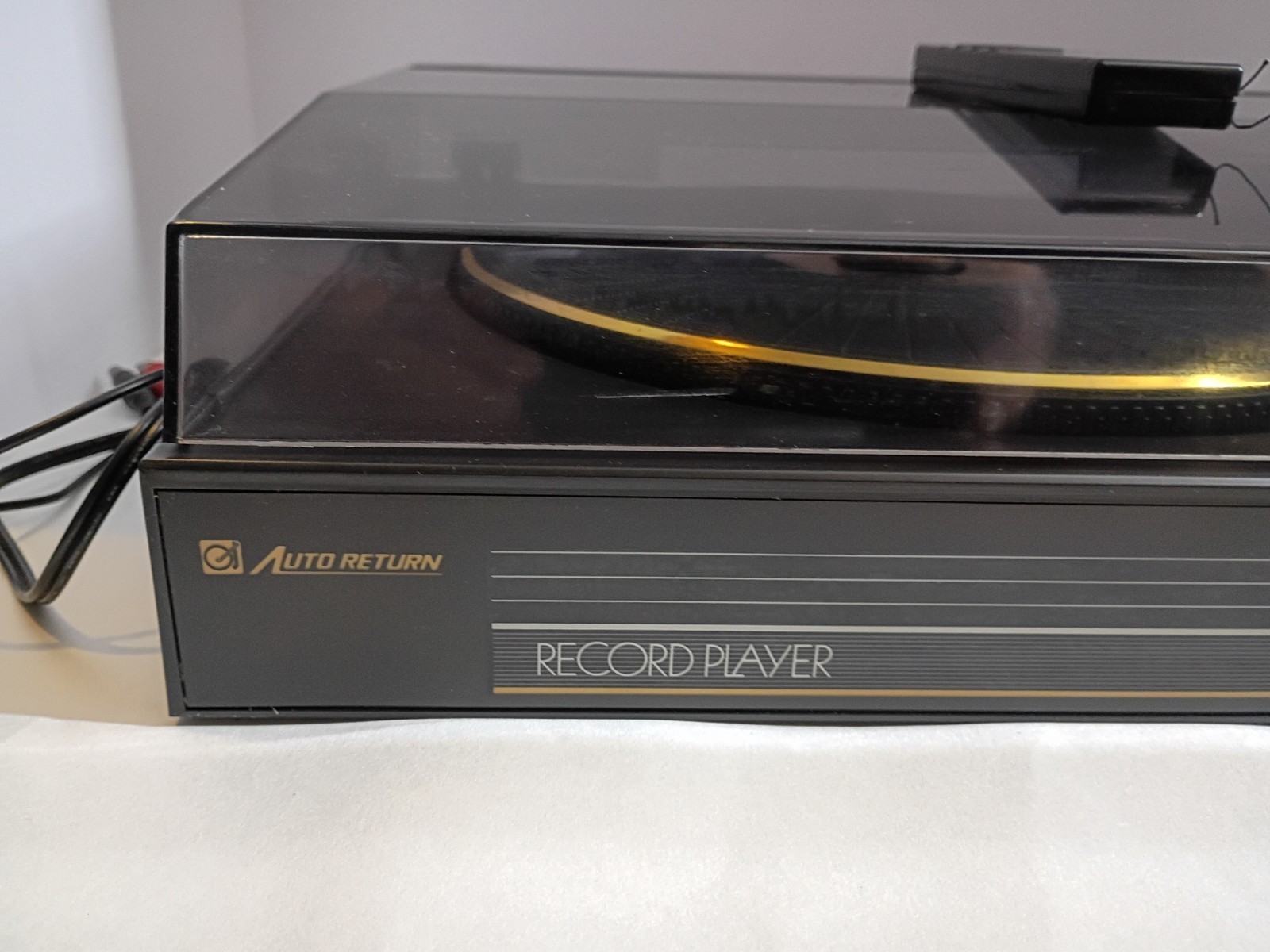 Soundsign Music Record Player 0976C Turntable Auto Return Untested