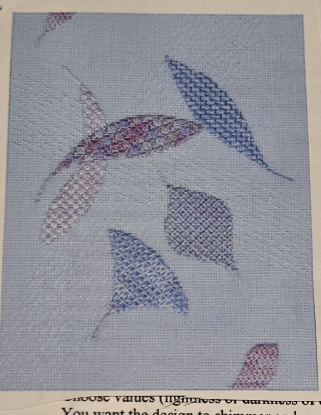 Needle Necessities Pluminescence Pattern Needlework No Writing