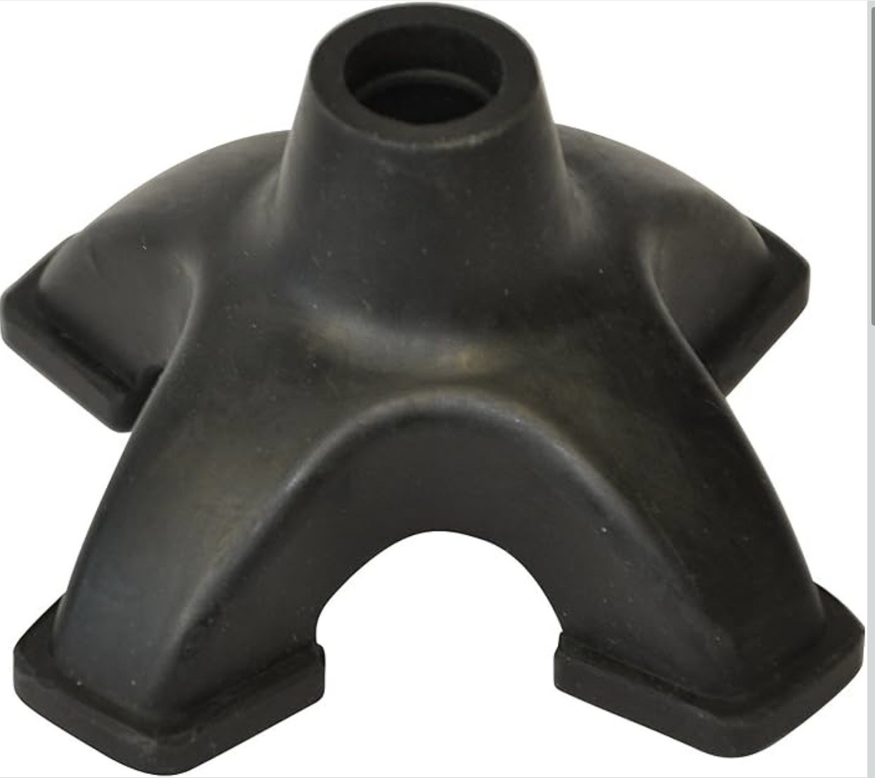 Stand Up Quadruple Cane Tip - Fits 3/4"Diameter,Enhanced Stability & Convenience