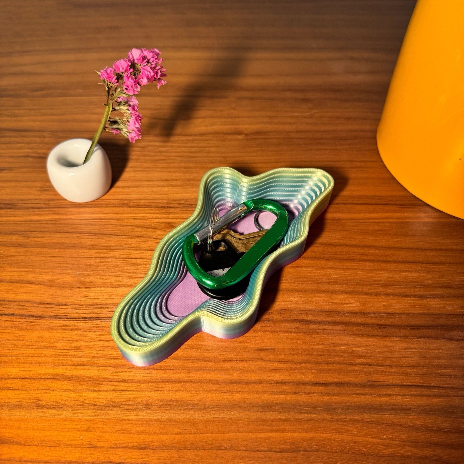 Ameba Drop Tray – 3D Printed Mini Organizer, Eco-Friendly PLA, Custom Colors