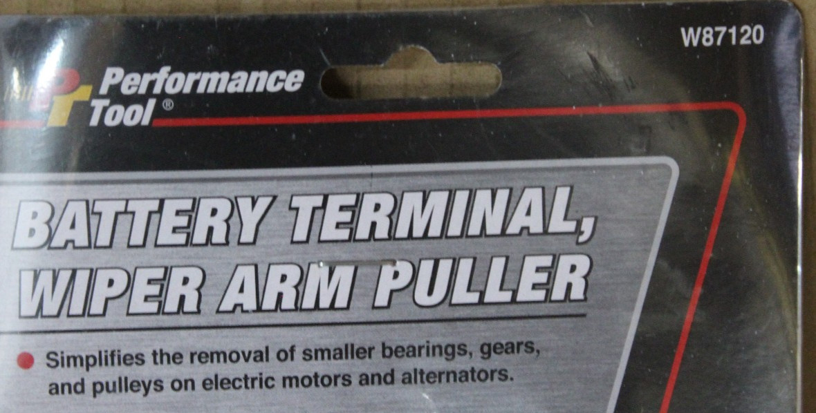 PERFORMANCE TOOL W87120 BATTERY TERMINAL WIPER ARM PULLER