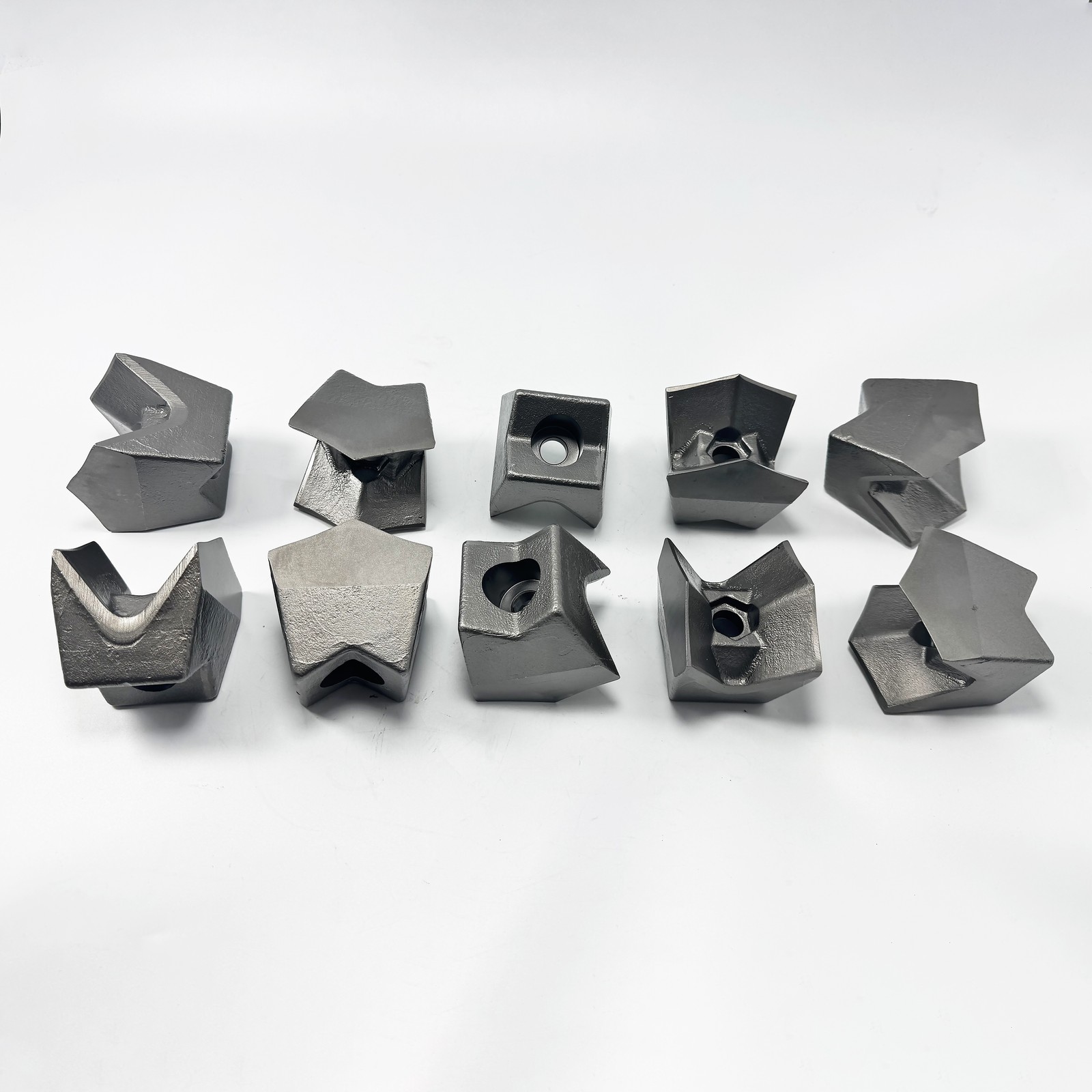 For Fecon Cubit Reversible Knife Teeth 20Pcs Replacement
