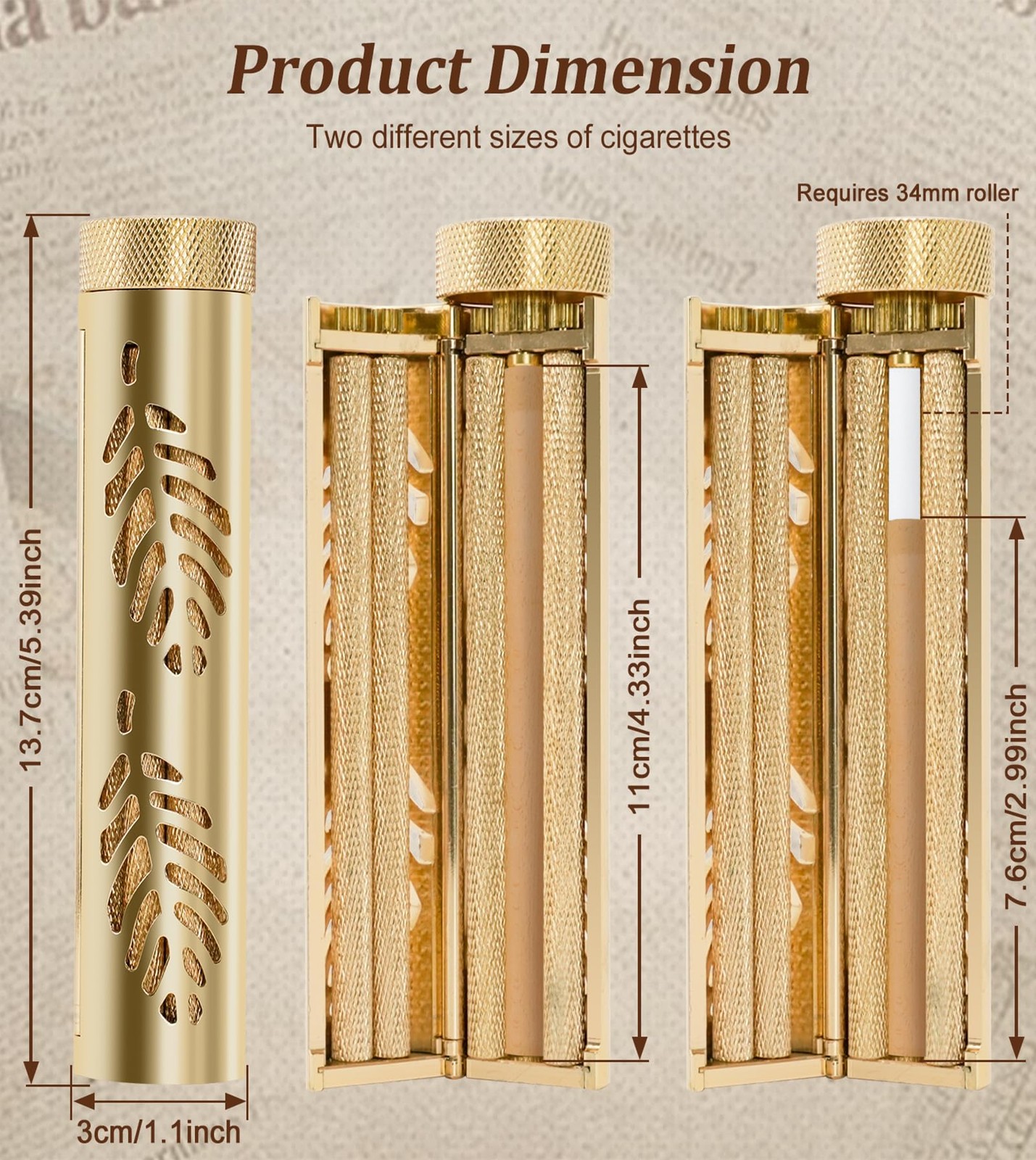 Cigarette Rolling Machine, Cigarette Roller, Pre Roll Machine, Rolling Machin...