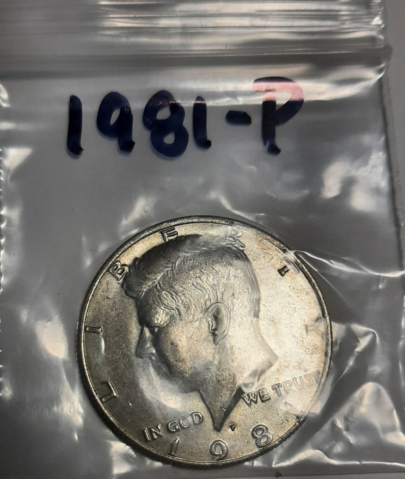 1981-P Kennedy Half Dollar, Circulated but NICE !