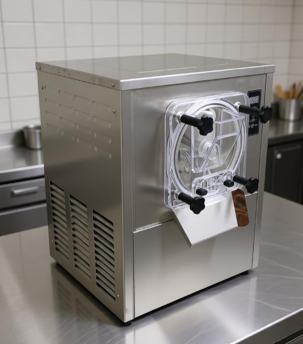 Commercial Hard Ice Cream Machine 25-30L/H Yogurt Ice Cream Maker 1400W 110V