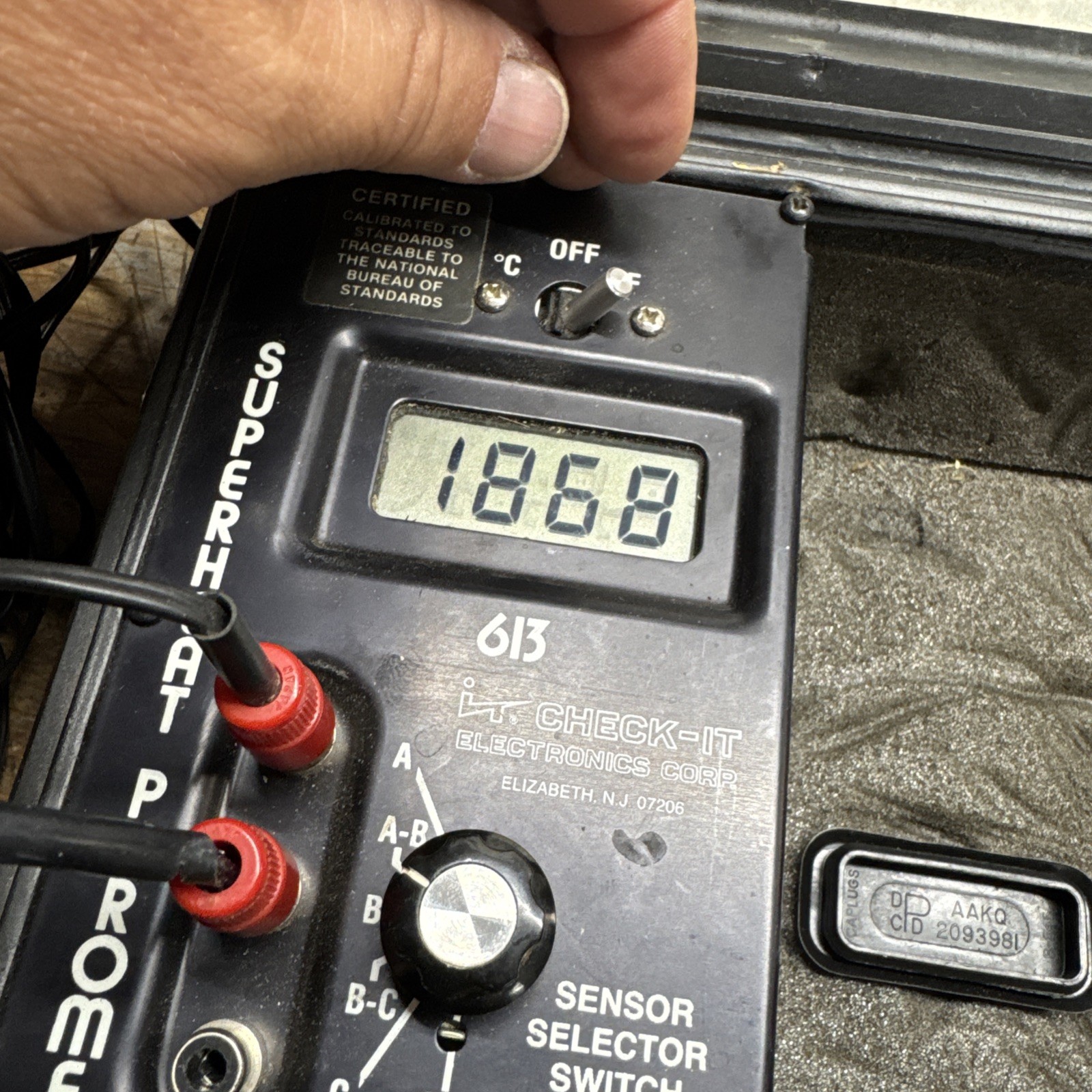 CHECK IT ELECTRONICS 613 SUPERHEAT PYROMETER