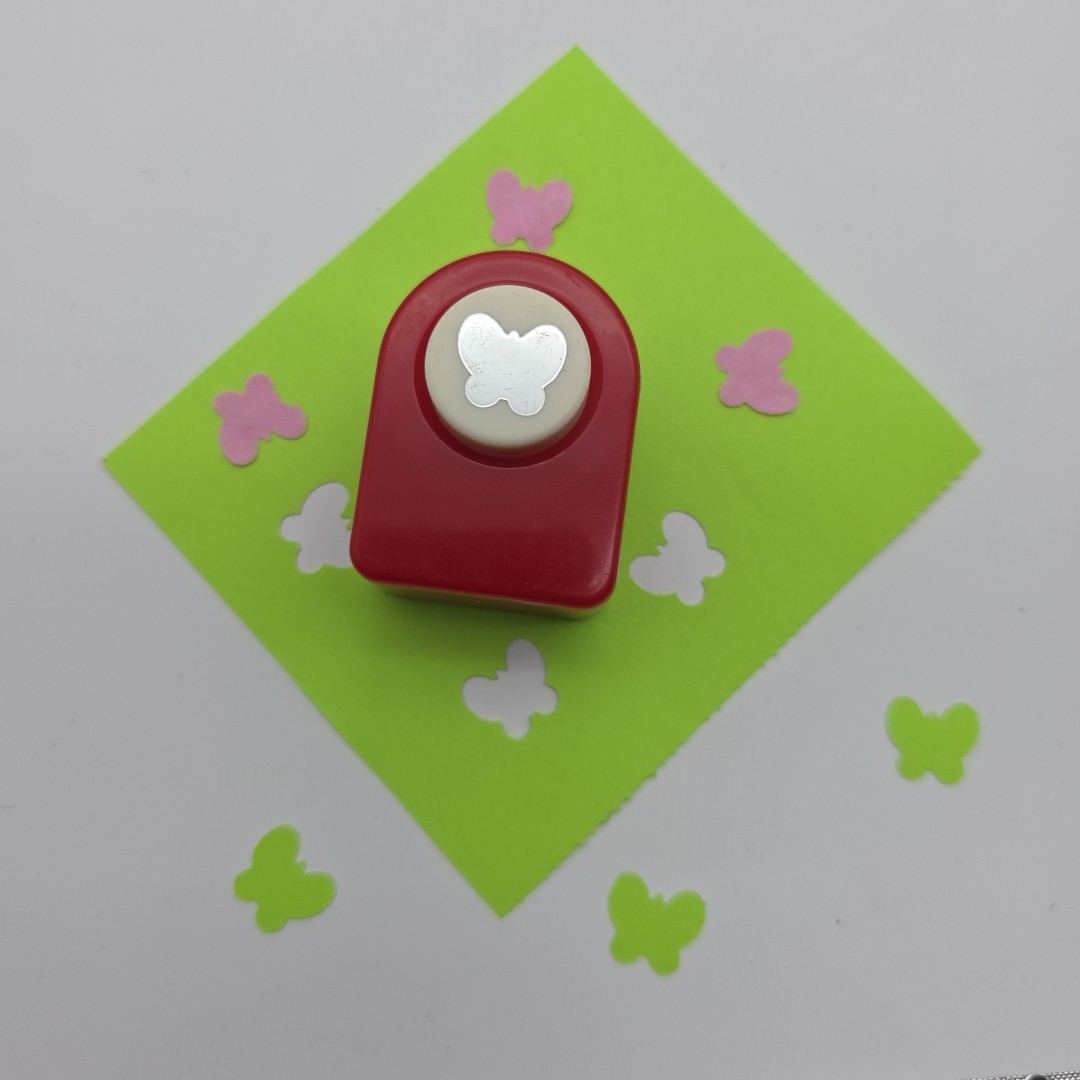 Vintage Hole Punch Butterfly