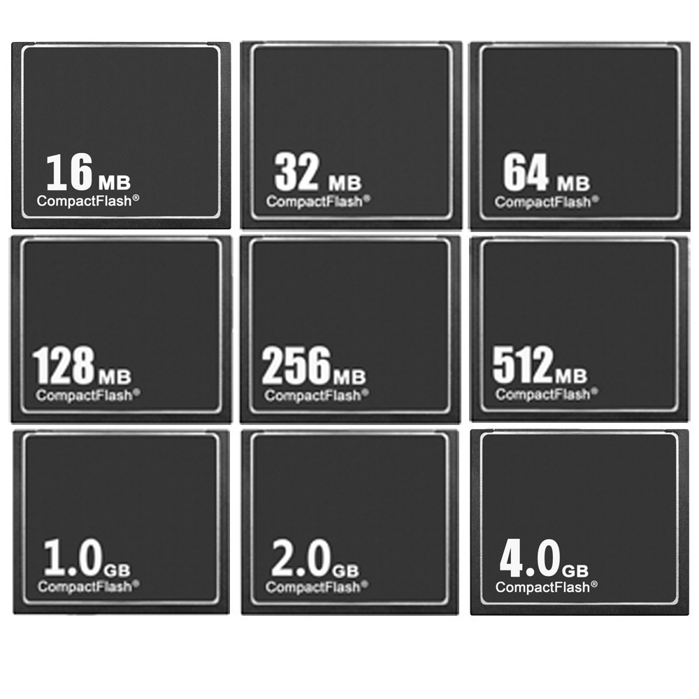 16MB 32MB 64MB 128MB 256MB 512MB 1G CF Memory Card StandardSD Card Compactflash