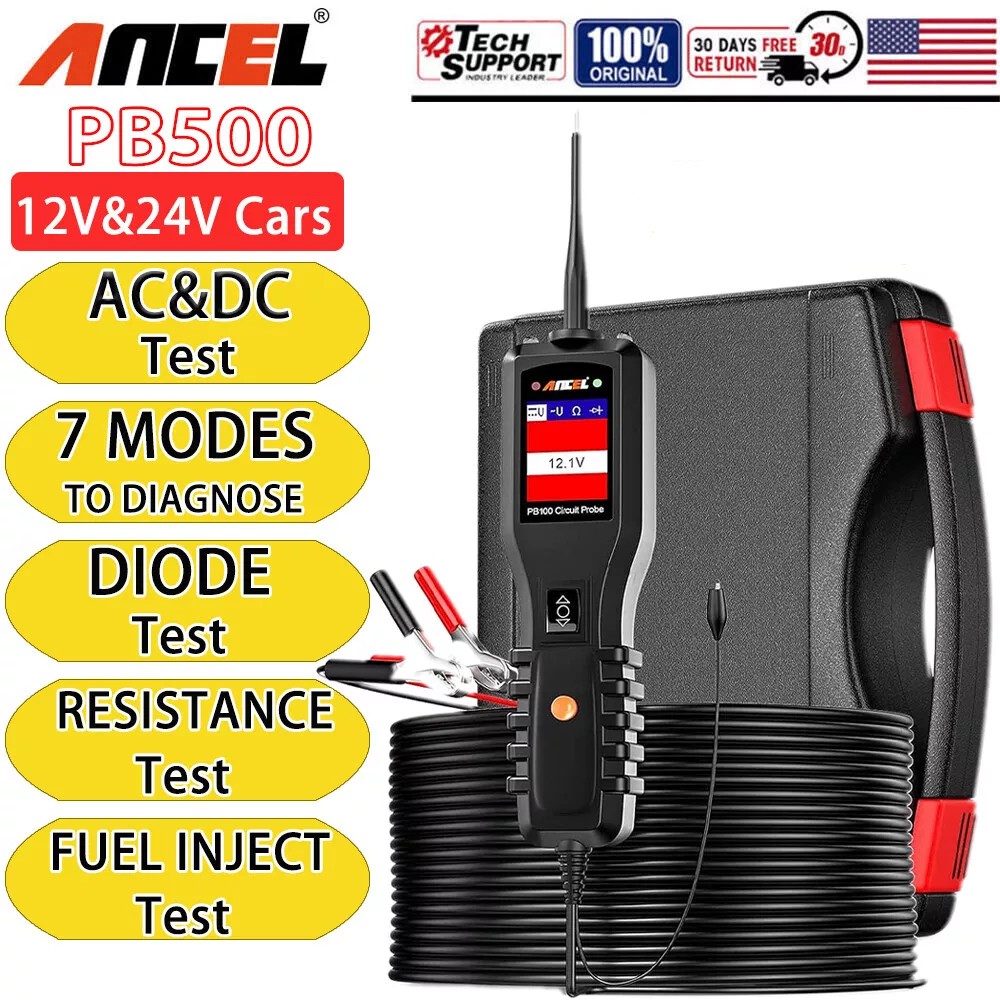 Circuit Probe Tester Kit Electrical System Fuel Inject Test DC/AC Voltage Test