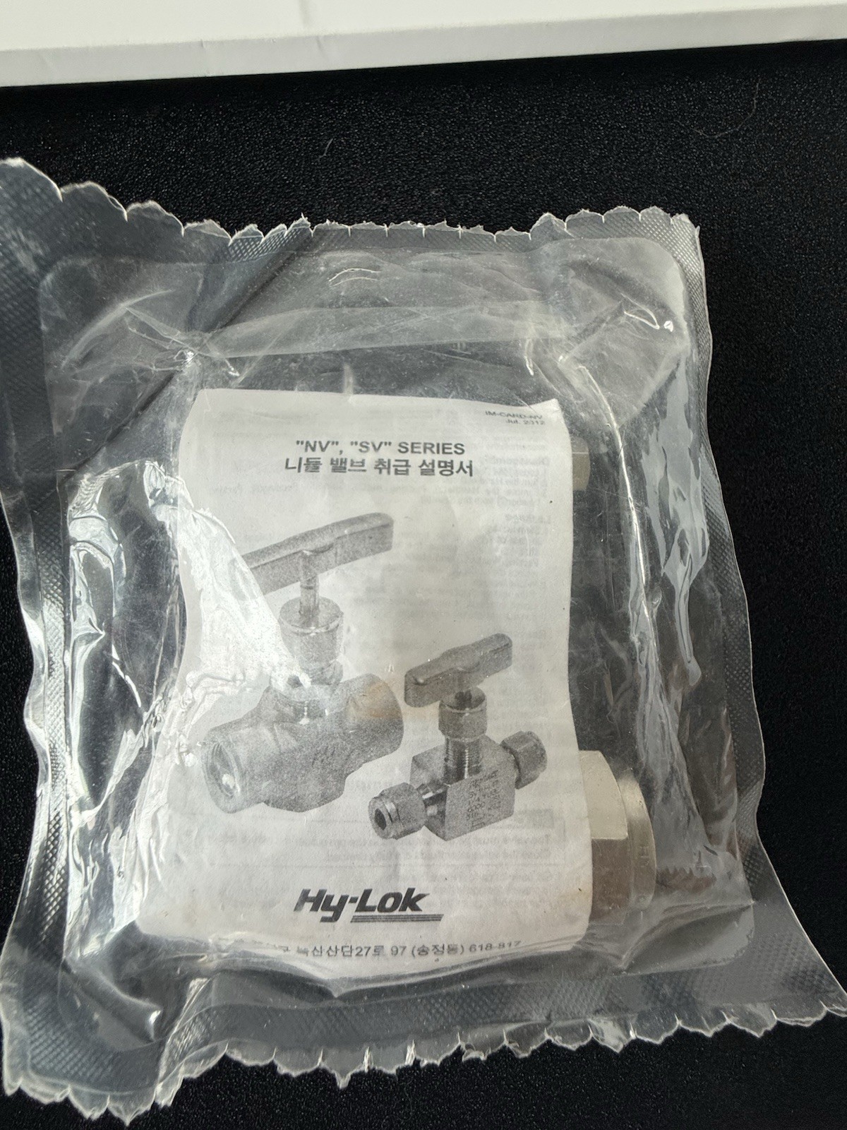 Hy-Lok NV3H-8T Needle Valve – 1/2” Tube, 316 Stainless Steel, High Pressure