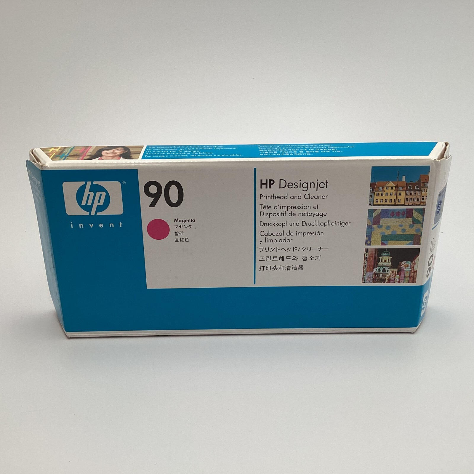 HP 90 Printhead and Cleaner Magenta C5056A - Genuine OEM - Expired 2017 - Sealed
