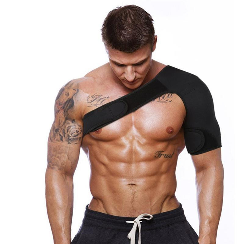 Shoulder Brace Support Compression Sleeve Torn Rotator Cuff Relief Joint AC Pain