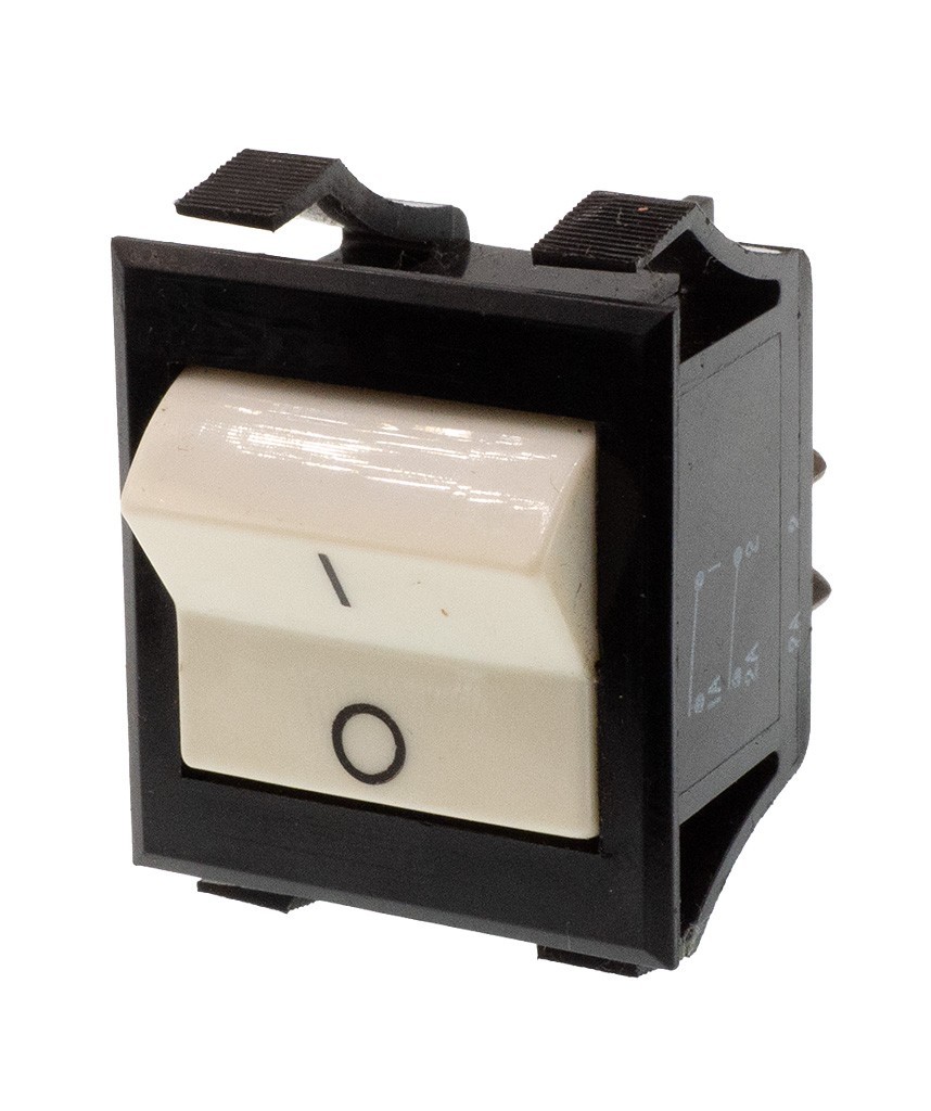 C&K ON-OFF Rocker Switch C222/J1 DPST 15A @ 125V Snap-In