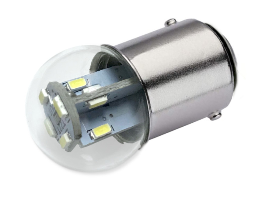 #90 Miniature Bulb LED Replacement 12VDC | 1-Pack, Fits #90 #68, #96, #1178 WW