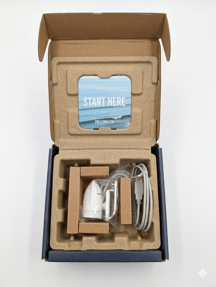 POLY STUDIO P5 WEBCAM 1080P CAMERA / MIC USB POWERED