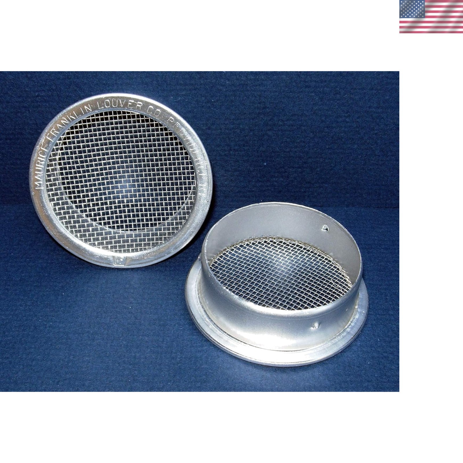 2-Inch Round Open Screen Vents - Durable Plastic for Wood Installation (6 Pack)