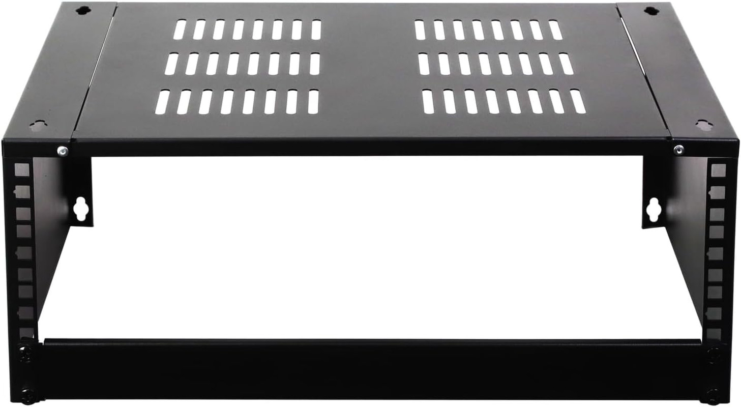 AEONS 4U Wall Mount Reinforced Bracket Network Rack Low Profile Vertical & Horiz